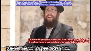 Shaarei Shomayim Psach Zanvil Weinberger amp Malchut Choir Español Y Italiano [upl. by Togram]