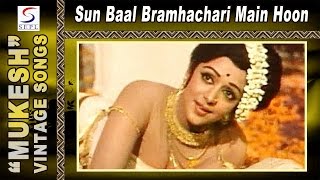 Sun Baal Bramhachari Main Hoon Kanya Kunwari  Lata Mangeshkar Mukesh  Manoj Kumar Hema [upl. by Rector202]