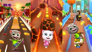 Best Funny 🤣😱  Talking Tom Gold Run 🍓 Gameplay amp Walkthroughs Android amp iOS Games [upl. by Ainek274]