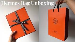 HERMES BAG UNBOXING 2024 chai colour [upl. by Efi274]