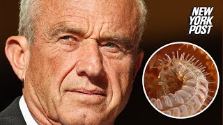 RFK Jr said doctors found a dead worm in his head after it ate part of his brain [upl. by Lamprey]