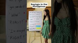 SAYINGS PART 1  Learn Tagalog Philippines [upl. by Sharleen]