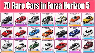 List 70 Rare Cars in Forza Horizon 5 [upl. by Aiepoissac]