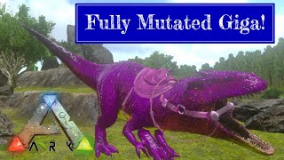 THE FULLY MUTATED GIGA  Ark Survival Evolved [upl. by Lacombe619]