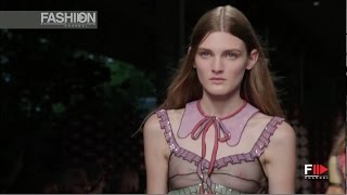 GUCCI Spring Summer 2016 by Alessandro Michele Milan  Fashion Channel [upl. by Enilkcaj]