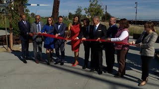 MAYOR LONDON BREED CELEBRATES GRAND OPENING OF BAYFRONT PARK IN MISSION BAY [upl. by Sinai]