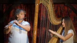 Takirari  Bolivian Folk Song Flute and Harp Duet [upl. by Boris]