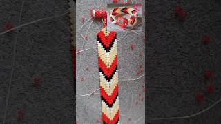 Chevron Bracelet  Dins Rombaoa shorts handmade beads [upl. by Dian673]