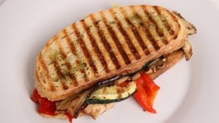 Grilled Veggie Panini Recipe  Laura Vitale  Laura in the Kitchen Episode 392 [upl. by Miuqaoj]