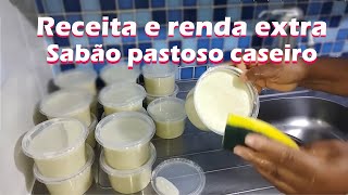 Aprenda sabão pastoso caseiro  Rende muito e renda extra [upl. by Barrie]