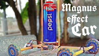 diy Magnus effect Car  How to make a Magnus effect powered car [upl. by Hawger]