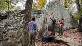 Outdoor Bouldering at Stone Fort 11324 [upl. by Revlys]