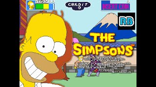 1991 60fps The Simpsons 211100pts Homer Hardest NoDamage ALL [upl. by Ebbie592]