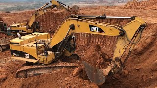 Wheel Loaders Heavy Transports Excavators And Construction Sites  Heavy Machinery Movie [upl. by Yllet]