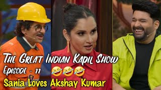 The Great Indian Kapil Show  Episode11  Sania Mirza Reveals Her Secret  Funny Comedy Video [upl. by Otrebcire]