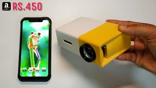 Pocket Size HD LED PROJECTOR  LOW Prize Mini LED projector Rs 450 only [upl. by Pippas933]