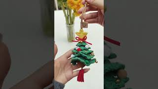 💗Crochet Christmas tree crochet handmade accessories girlfashion diy fashion ornaments gift [upl. by Boardman968]