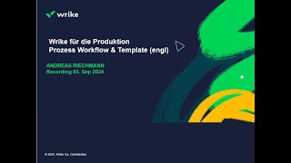 Wrike für die Produktion [upl. by Duston]