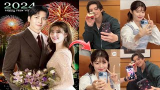 Ji Chang Wook And Nam Ji Hyun New Happy Year 🎊Celebration 🥳 And Special 🎈 Message About Greetings [upl. by Assirak]