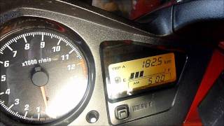 Reading Fuel Injection Error codes on a VFR800 [upl. by Johst]