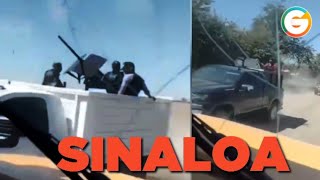 Eran gente del Chapo Isidro  Enfrentamiento en Guasave Sinaloa [upl. by Yeltnarb]