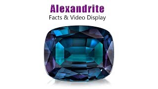 Alexandrite  Facts about a gemstone and display [upl. by Champagne]