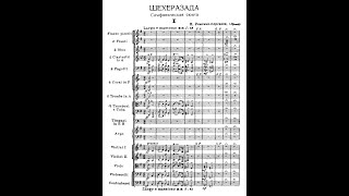 RimskyKorsakov  Scheherazade Op 35 Score [upl. by Dahc]