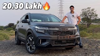 Badass Gangster🔥 2024 Kia Seltos Facelift XLine Diesel AT Review [upl. by Ardnwahs978]