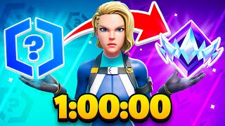 How HIGH Can I RANK UP in 1 HOUR Fortnite OG [upl. by Beatrisa183]