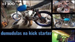 Dumudulas na kick starter pwedeng iapply sa lahat ng may clutch at automatic clutch na motorsiklo [upl. by Aimas356]