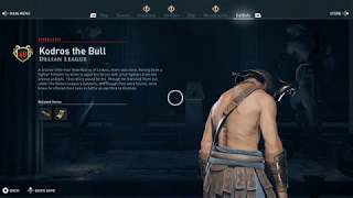 Assassins Creed Odyssey Kodros the Bull  DELIAN LEAGUE [upl. by Kemeny]