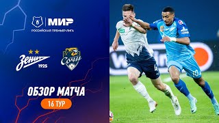 Highlights Zenit vs FC Sochi  RPL 202324 [upl. by Asirahc326]