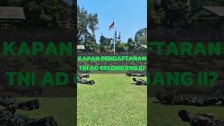 PENDAFTARAN TNI AD  JadiPrajurit [upl. by Anomer]