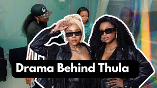 Drama Behind DJ Zinhle amp CiCi  Thula Song [upl. by Orhtej]