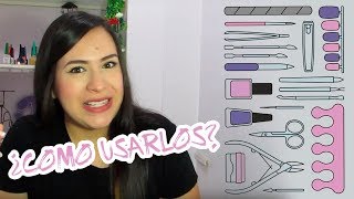 Implementos Para Hacer Manicure Y Pedicure ¿Como Usarlos [upl. by Godliman]