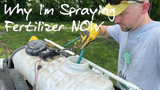 When to Spray Liquid Fertilizer on Your Food Plot  Food Plot Screening and Clover Update [upl. by Calore940]