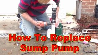 How To Replace Your Sump Pump [upl. by Akimal]