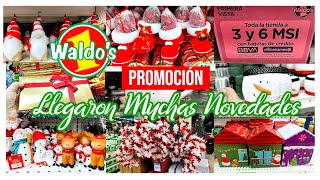 MIRA TODAS LAS NOVEDADES QUE LLEGARON A WALDOS BONITAS Y ORIGINALES DECORACIONES de NAVIDAD [upl. by Attelliw]