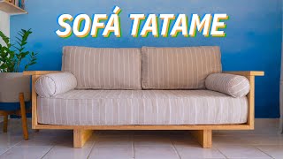 DIY  SOFÁ TATAME Aprenda a fazer do ZERO [upl. by Jobe827]