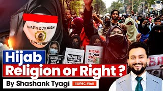 Hijab Ban Controversy  Religious Rights in India  Mumbai College Hijab Ban  UPSC GS 2 [upl. by Sirtemed]