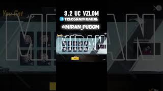 PUBG UC VZLOM 32 CHEKSIZ UC VZLOM UC VZLOM 2024 [upl. by Nniuqal]