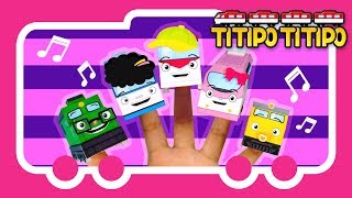 Titipo Songs l Finger Family l Tayo Nursery Rhymes l Tayo the Little Bus [upl. by Olra]