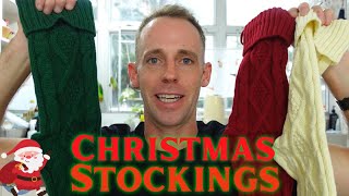 Hommtina Christmas Stockings 18 Inches Large Size Cable Knitted Stocking Gifts REVIEW [upl. by Alvinia]