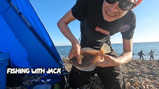 Birthday weekend fishing  Fishing With Jack  UK Sea fishing  UK Beach Fishing [upl. by Scornik]