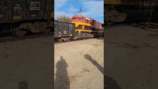 CP 5031 east K42 at Spencer Iowa headed for the west storage train [upl. by Dnomse]