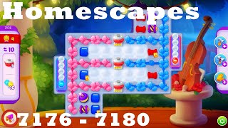 Homescapes Level 7176  7180 HD Walkthrough  3  match game  gameplay  android  ios  pc  app [upl. by Crispa]