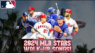 2024 MLB STARS WALKUP SONGS [upl. by Rheingold427]