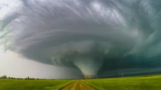 Chasing a Huge Tornado quotITS A MONSTERquot [upl. by Otineb]