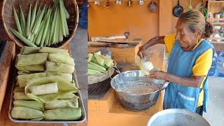 Me Agarro Un Fuerte AGUACERO Haciendo TAMALES DE ELOTE Para Un Buen Desayuno Con Cafe Caliente [upl. by Ylaek3]