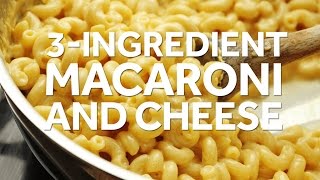 The Food Lab 3Ingredient 10Minute Macaroni and Cheese [upl. by Glendon]